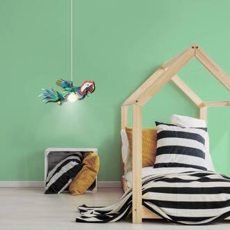 Hanglamp papegaai blauw, groen, rood