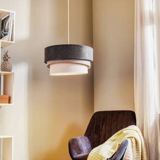 Hanglamp Pastel Trio donkergrijs/grijs/lichtgrijs donkergrijs, lichtgrijs, grijs, wit