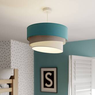 Hanglamp Pastel Trio turquoise/grijs/lichtgrijs turkoois, grijs, lichtgrijs, wit