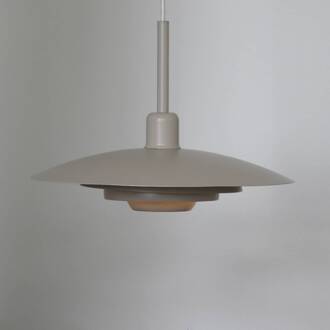 hanglamp Piny, beige, Ø 35 cm, metaal, E27