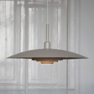 hanglamp Piny, beige, Ø 57 cm, metaal, E27