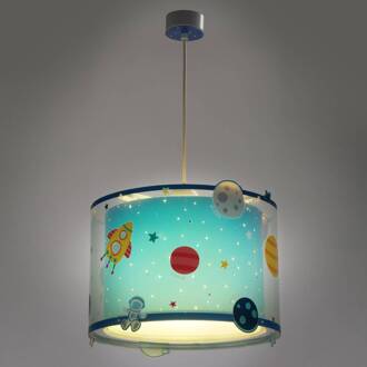 Hanglamp Planets Glow In The Dark 33 Cm Blauw