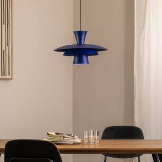 Hanglamp Plato, donkerblauw, metaal, Ø 38 cm, E27