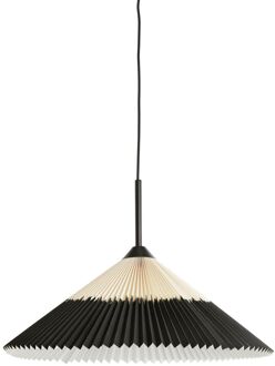 Hanglamp PLEATED - Ø60x23cm - Zwart