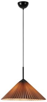 Hanglamp Plisado met geplisseerde kap, grijs