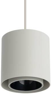 Hanglamp Point Duo, zijdegrijs, staal, Ø 13 cm, GU10 zijdeachtig grijs