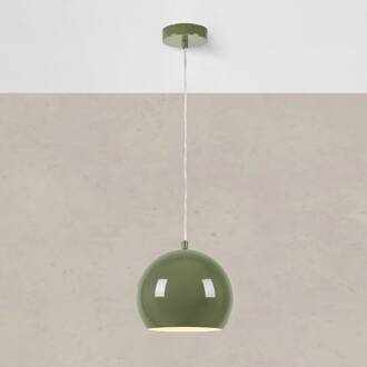Hanglamp Pop, Ø 20 cm, groen, metaal