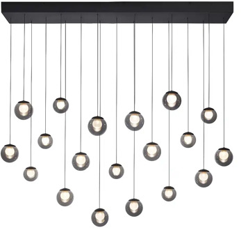 Hanglamp Popup 19 lichts L 150 cm comfortlift donker grijs