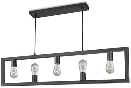 Hanglamp Quadrato - Zwart - Metaal