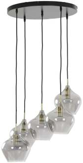 Hanglamp Rakel - Antiek Brons - Ø61cm - 5L Brons, Goud