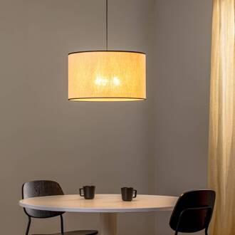 hanglamp Ramka, Ø 50 cm beige, zwart