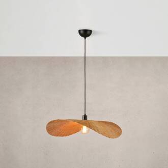 Hanglamp Rayo van bamboe, naturel natuur