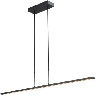 Hanglamp Real 2 LED 130 cm zwart nikkel