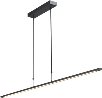 Hanglamp Real 2 LED 160 cm zwart nikkel