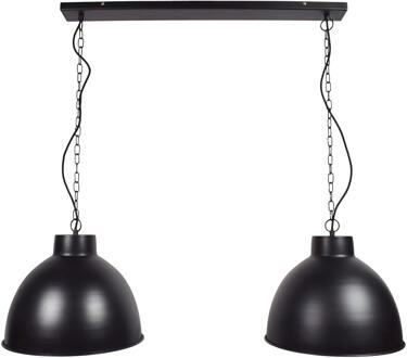 Hanglamp Rocky Ø40cm Double Mat Black Zwart