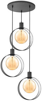 Hanglamp Ronda - Zwart - Metaal