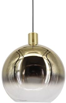 Hanglamp Rosario Glas Goud & Helder 30cm