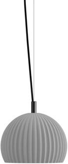 hanglamp Sahara, grijs, Ø 23 cm, keramiek E27