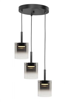 Hanglamp Salerno 3 lichts Ø 38 cm zwart