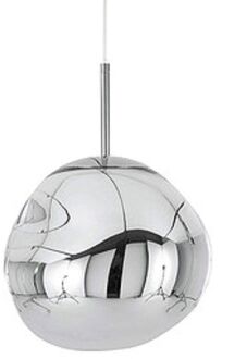 Hanglamp Sanimex Njoy Met E27 Fitting 20 cm Inclusief 4W Lamp Glas Chroom