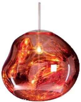 Hanglamp Sanimex Njoy Met E27 Fitting 20 cm Inclusief 4W Lamp Glas Rose Goud