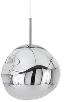 Hanglamp Sanimex Njoy Met E27 Fitting 27 cm Inclusief 4W Lamp Glas Chroom