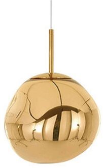 Hanglamp Sanimex Njoy Met E27 Fitting 27 cm Inclusief 4W Lamp Glas Goud