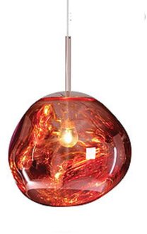 Hanglamp Sanimex Njoy Met E27 Fitting 36 cm Inclusief 4W Lamp Glas Rose Goud