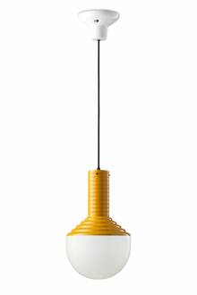 Hanglamp Selarón, geel geel, wit