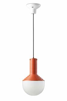 Hanglamp Selarón, oranje oranje, wit