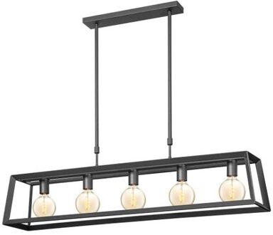 hanglamp Sito taps telesc. 5L - zwart