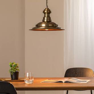 Hanglamp Sivani MR-637, antiek goud, metaal, Ø 39 cm oud goud