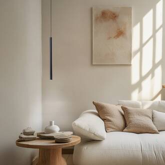 Hanglamp Sone, 1-lamp, zwart zwart gestructureerd