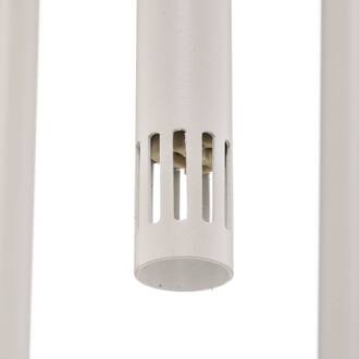 Hanglamp Sopel Laser, 5-lamp, wit