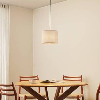 hanglamp Soula, Ø 26 cm, beige, kunststof, E27