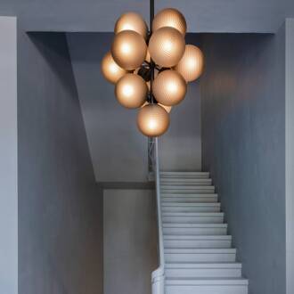 hanglamp Stellar Grape Small, rookgrijs, 13-lichts. rokerig grijs