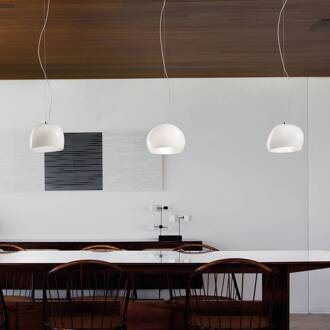 Hanglamp Surface Ø 27 cm, E27 wit/matwit