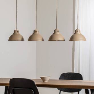 Hanglamp Sven, 4-lamps, beige, staal