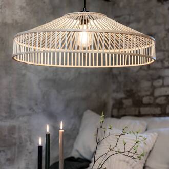 Hanglamp Tapa, stekker, naturel, bamboe, Ø 70 cm natuur