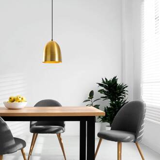 Hanglamp Tattoo 2376, goudkleurig, metaal, Ø 20 cm