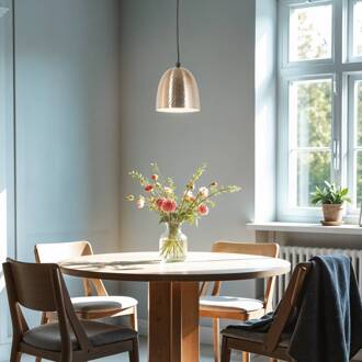 Hanglamp Tattoo 2383, goudkleurig, metaal, Ø 16 cm goud, zwart