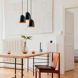 Hanglamp Tattoo 6168, zwart, metaal, 3-lamps rond