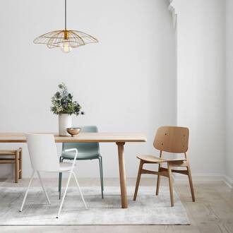 Hanglamp Tel 6502, goudkleurig, metaal, Ø 50 cm