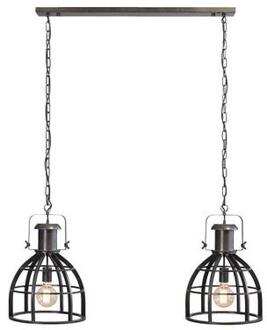Hanglamp Thom 2 - antiek zwart - 138x115x34 cm - Leen Bakker - 138 x 34 x 115