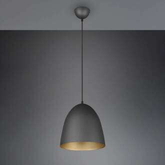 Hanglamp Tilda 1-lamp zwart/goud Ø 25 cm zwart, goud