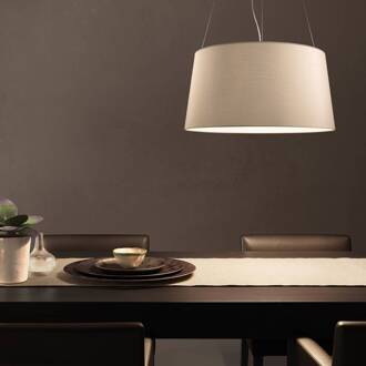 hanglamp Tripod, wit, Ø 55 cm, textiel