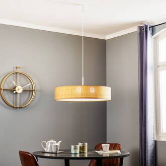 Hanglamp Turda, Ø 65 cm, goud goud, wit
