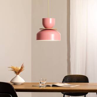 Hanglamp Uto, roze, Ø 30 cm, metaal