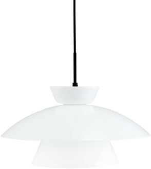 Hanglamp Valby 40w E14 28 Cm Glas Wit