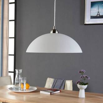 hanglamp Valeria, wit, glas, Ø 40 cm, E27